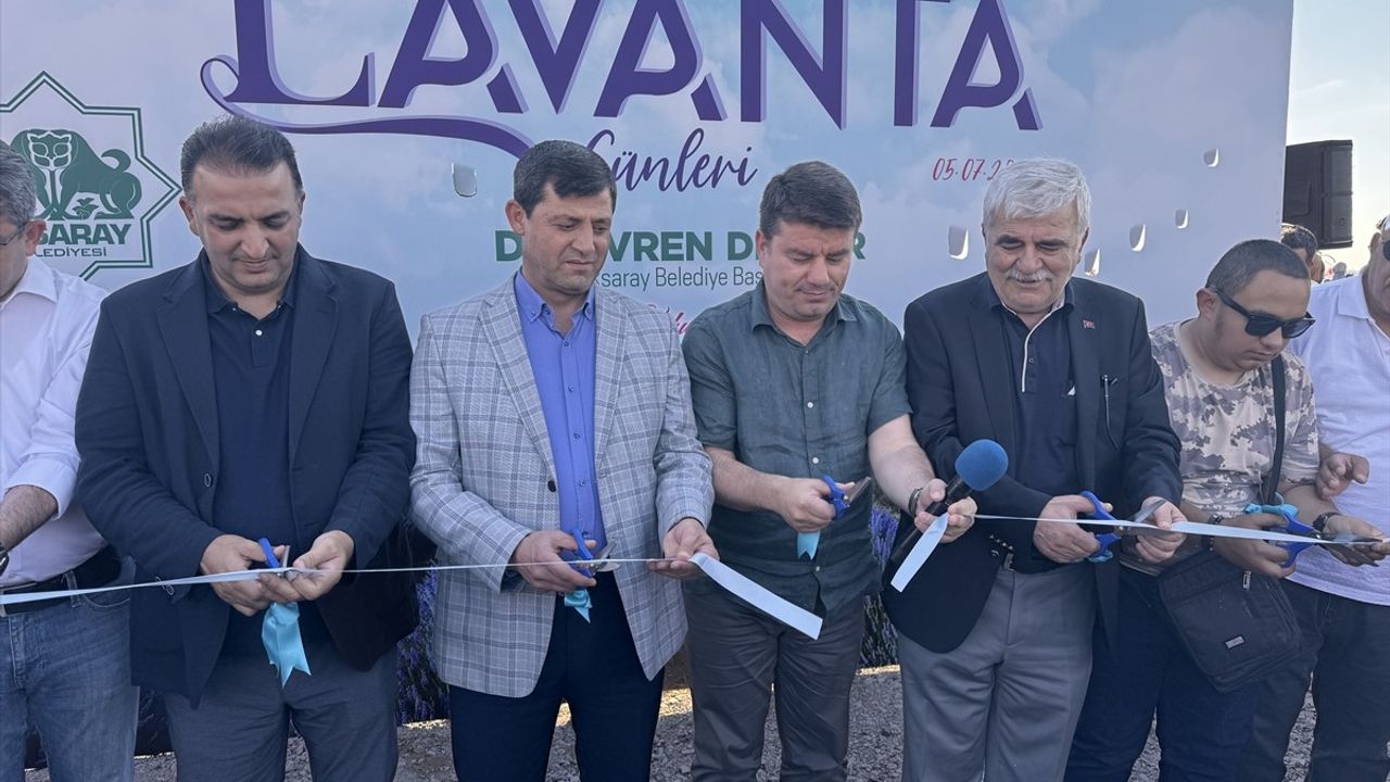 Aksaray Belediyesi'nden Lavanta Bahçesi Sezon Açılışı