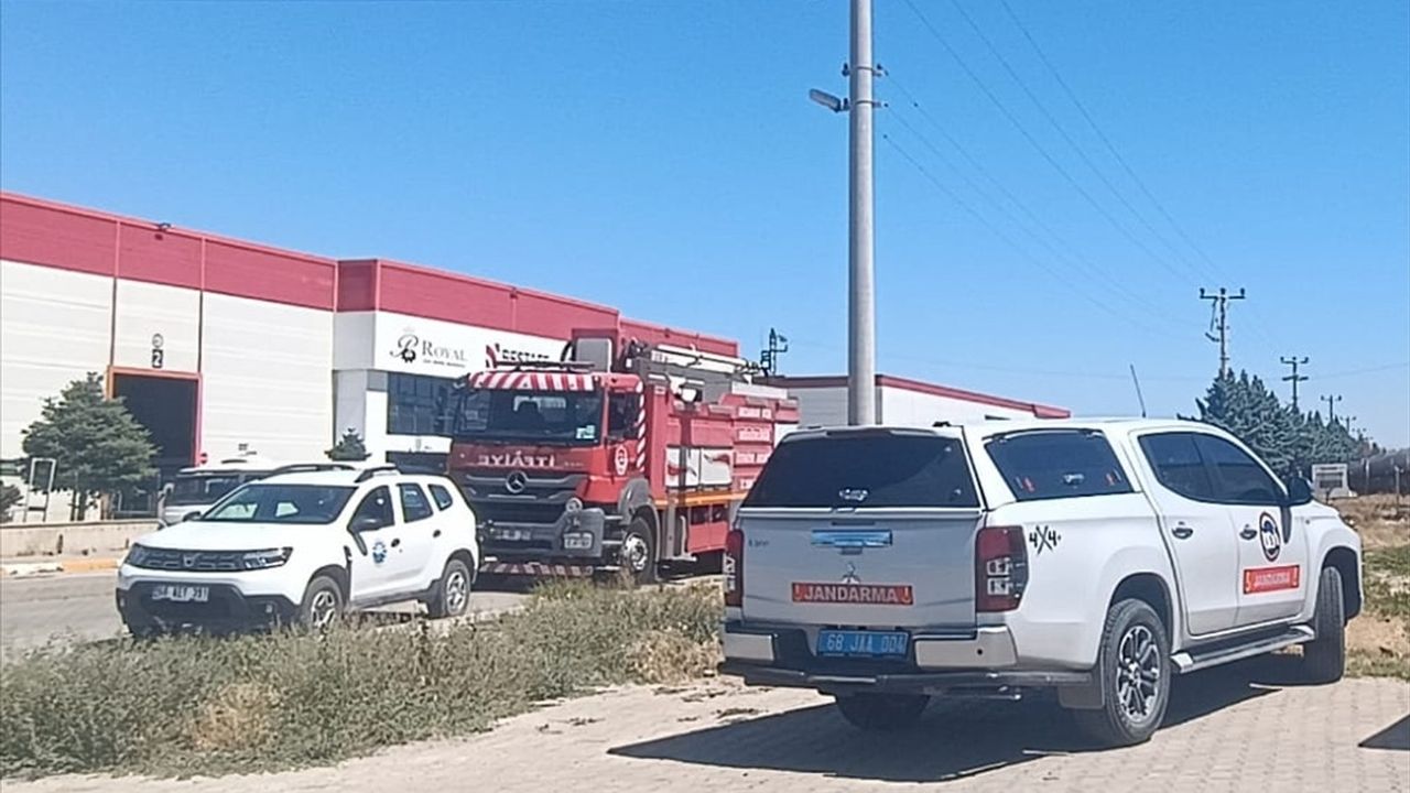 Aksaray'da Fabrika Patlamasında 1 Ölü, 3 Yaralı