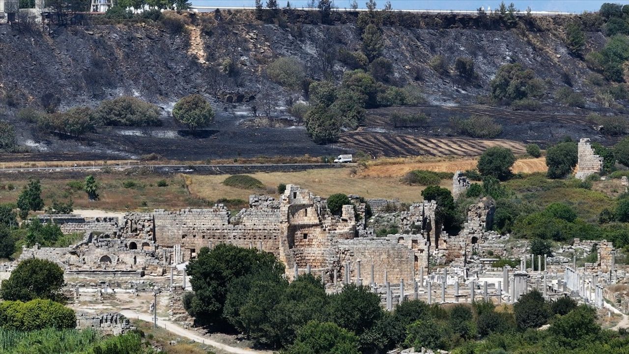 Aksu Orman Yangını Havadan Görüntülendi: Zarar Gören Alanlar Belirlendi