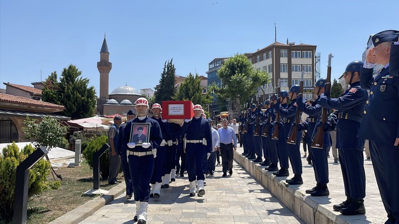 Amasya'da Kore Gazisi Zübeyir Köse Son Yolculuğuna Uğurlandı