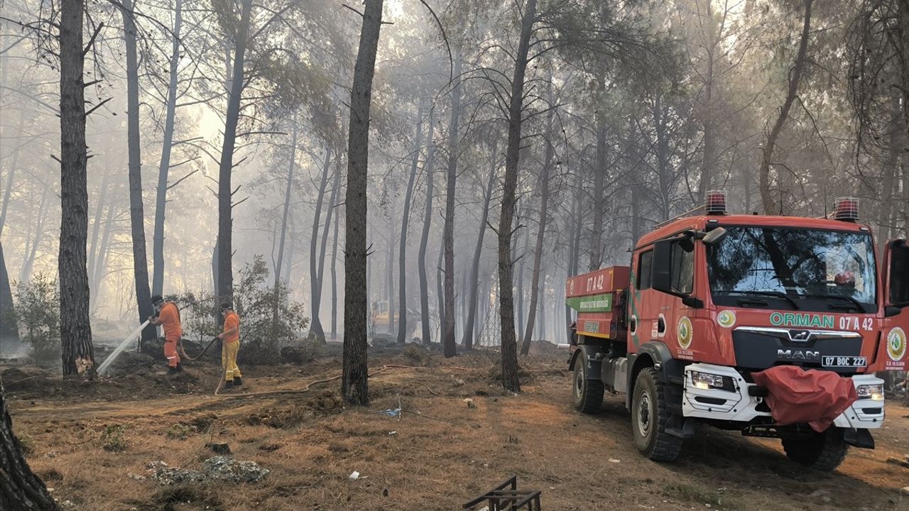 Antalya'da Orman Yangınlarına Hızlı Müdahale