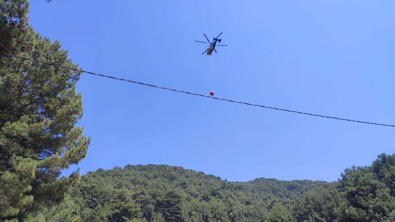 Antalya'nın Kaş İlçesinde Orman Yangını Kontrol Altına Alındı