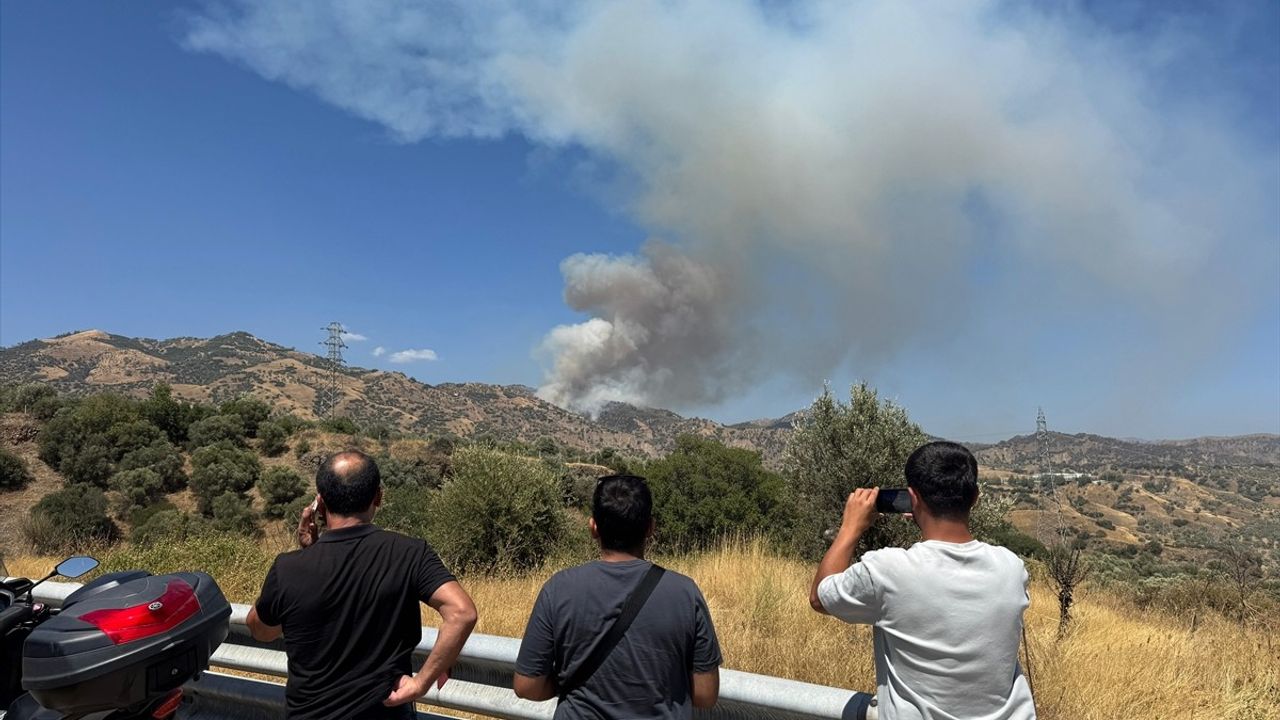 Aydın Efeler'de Orman Yangını: Hızla Yayılıyor