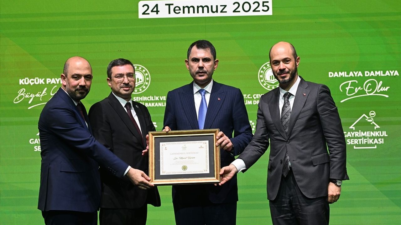 Bakan Kurum, Gayrimenkul Sertifikası ile Yeni Yatırım Fırsatlarını Duyurdu