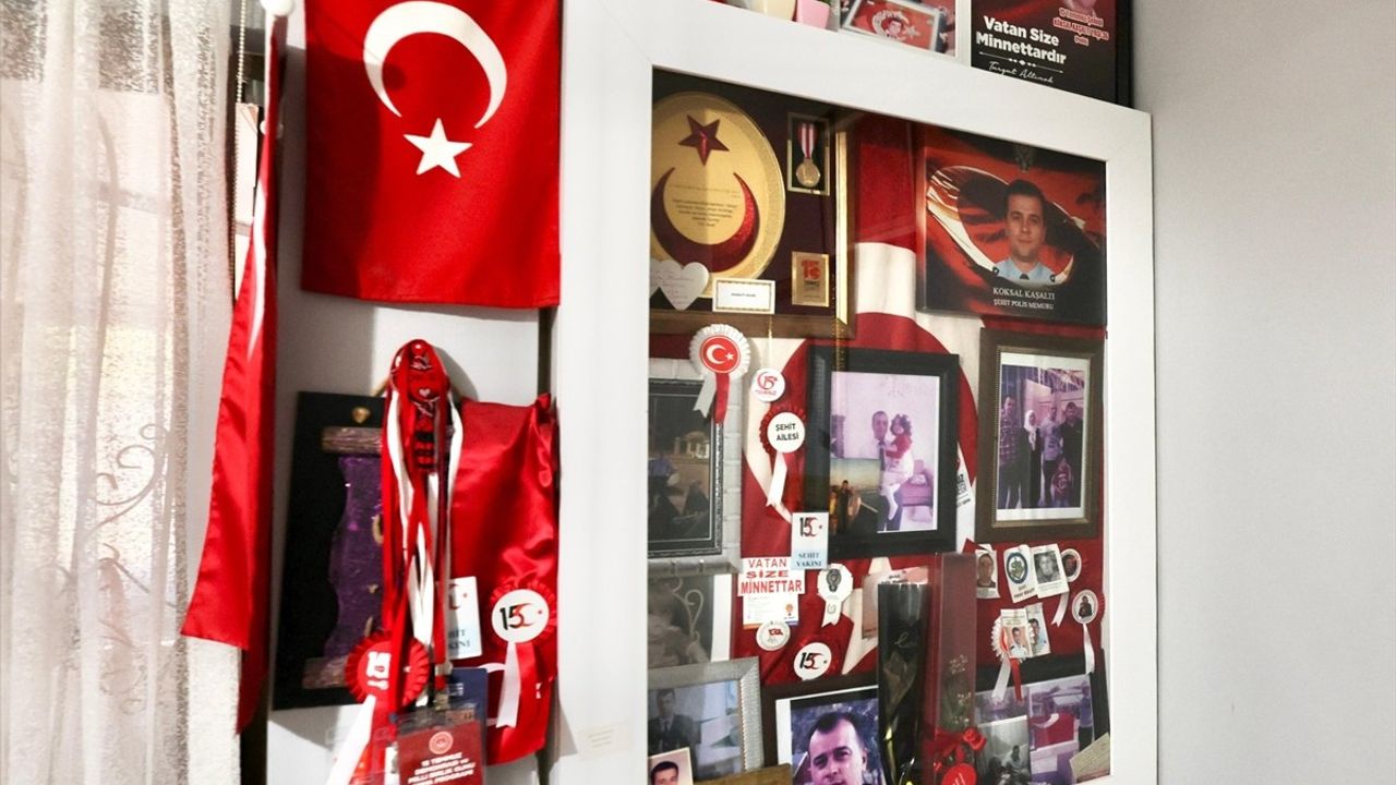 Bakan Yerlikaya, 15 Temmuz Şehidi Köksal Kaşaltı'nın Ailesini Ziyaret Etti