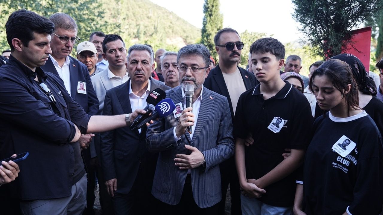 Bakan Yumaklı, Şehit Orman İşçisi Ragıp Şahin İçin Törende Konuştu