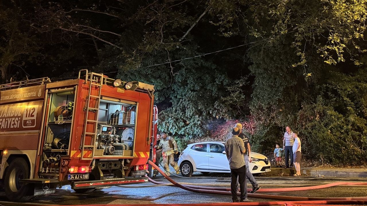 Beykoz'da Ormanlık Alandaki Yangın Kontrol Altına Alındı