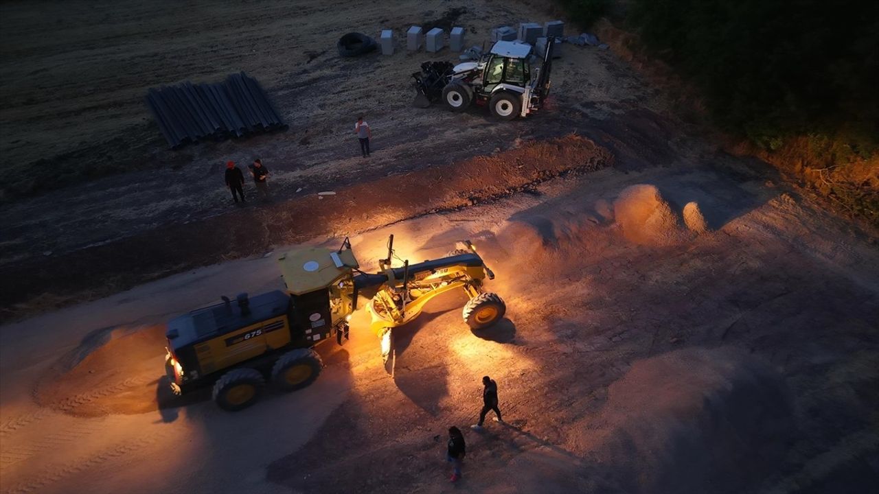 Bilecik'te Yangın Mağdurlarına Konteyner Desteği