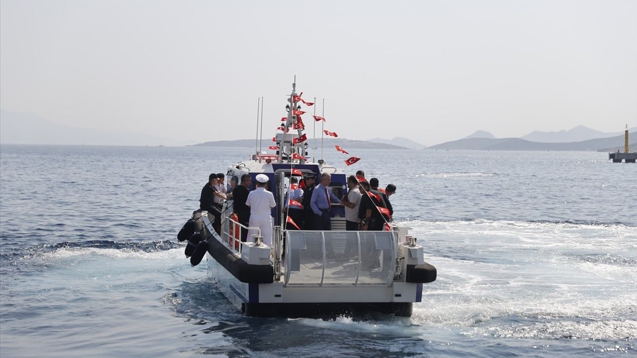 Bodrum'da Şehit Komiser Ekrem Uyar Kontrol Botu Göreve Başladı