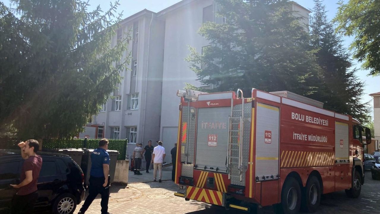 Bolu'da Huzurevi Mutfağında Yangın Korkutmadı