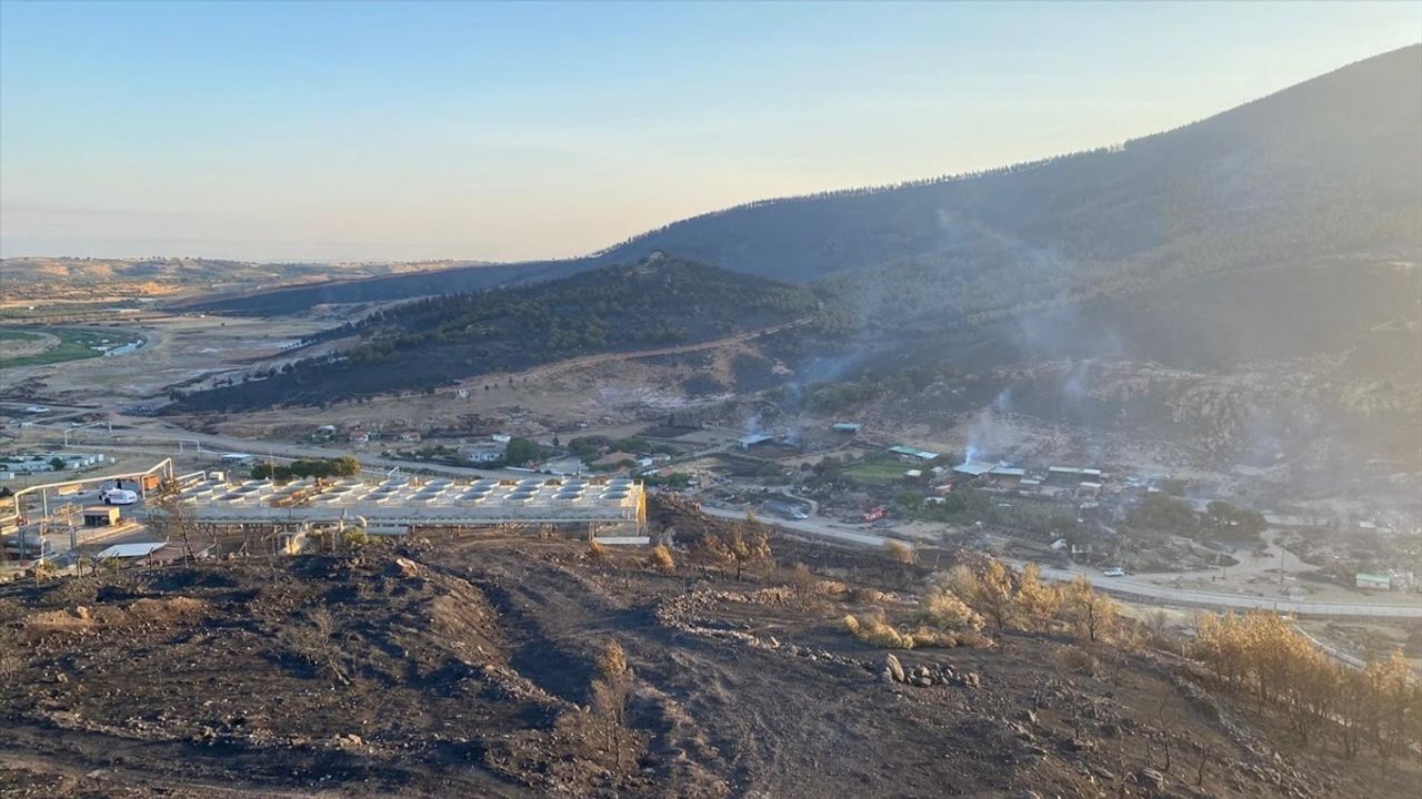 Çanakkale Ayvacık'ta Orman Yangınına Hava ve Karadan Müdahale