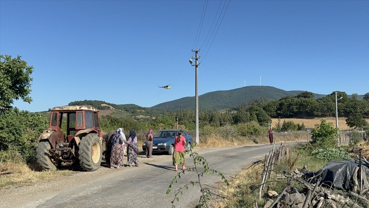 Çanakkale'deki Tarım Yangını Kontrol Altına Alındı