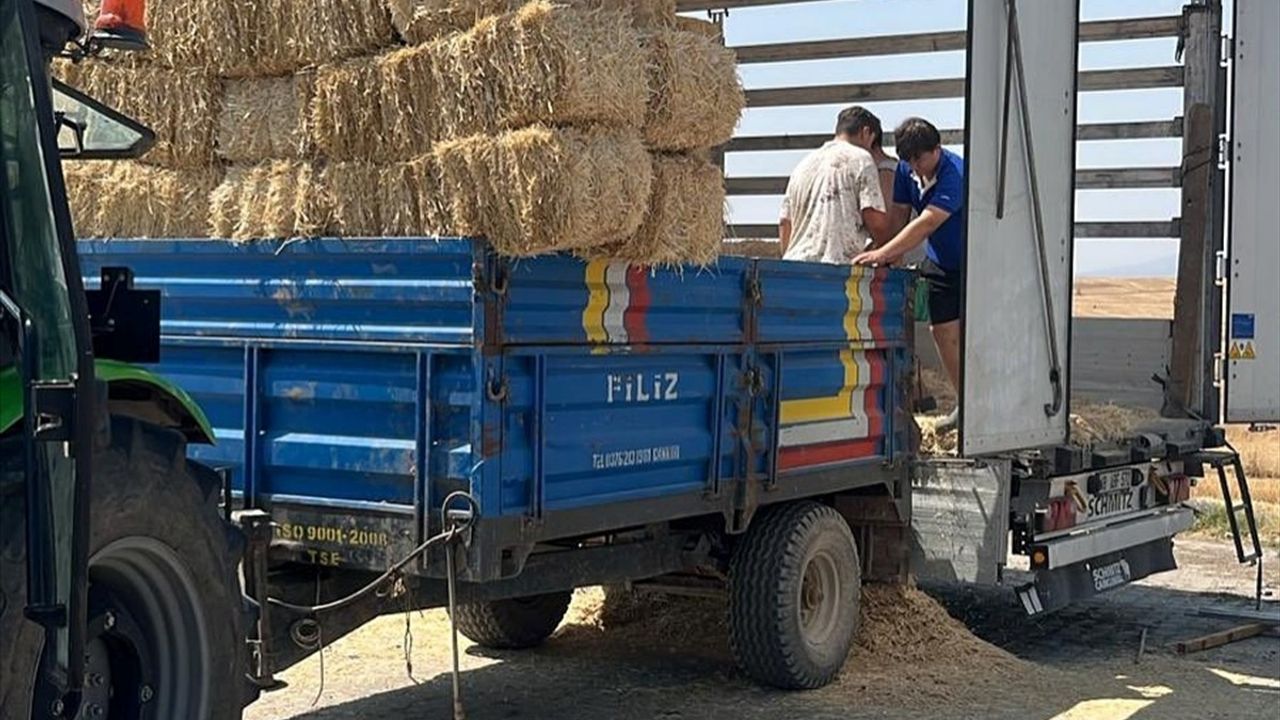 Çankırı'dan Karabük'e Yangın Zararı İçin Yem Desteği