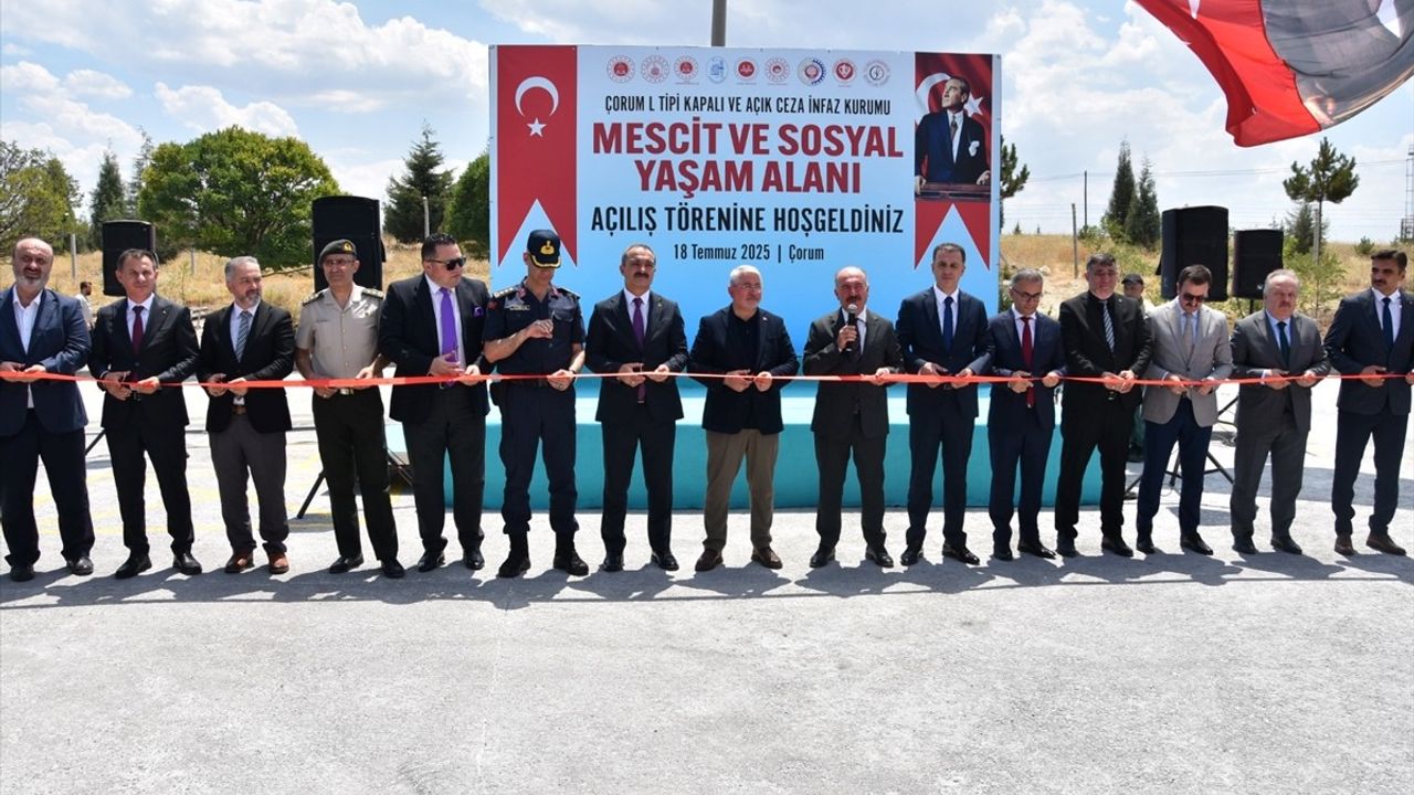 Çorum'da Şehit Cengiz Yiğit'in Adı Mescide Verildi
