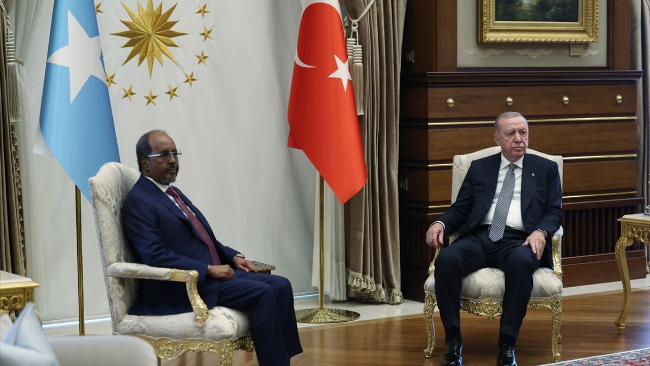 Cumhurbaşkanı Erdoğan, Somali Cumhurbaşkanı Mahmud ile Görüştü