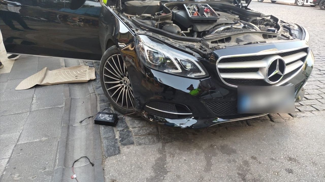 Denizli'de Usulsüz Siren Tertibatı Bulunan Otomobile Ağır Ceza