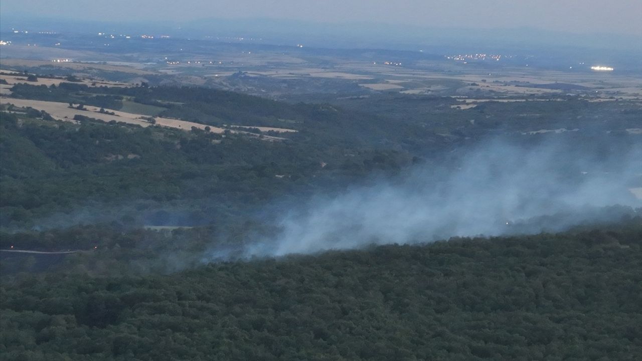 Edirne'de Ormanlık Alanda Yangın Kontrol Altına Alındı