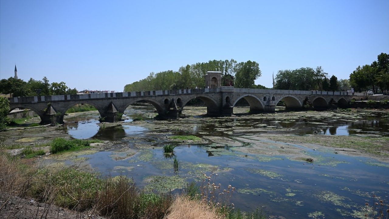 Edirne'deki Nehir Debileri Geçen Yıla Göre Yarıya Düşmüş Durumda
