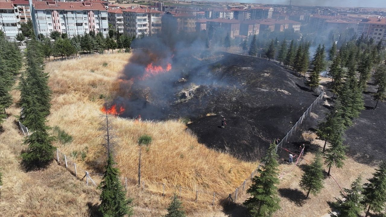 Edirne'deki Tarihi Tabya Alanında Yangın Kontrol Altına Alındı