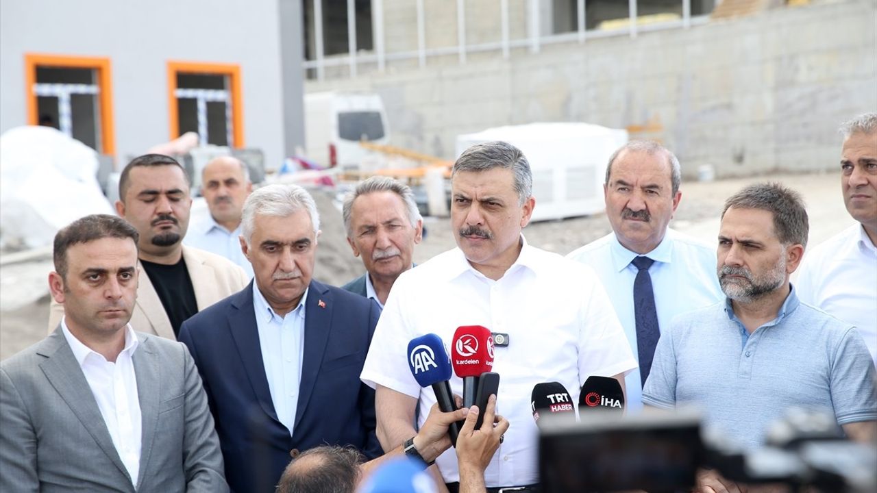 Erzurum'da 8 Bin Kişiye İstihdam Sağlayacak 2. OSB'nin İnşası Hızla Devam Ediyor