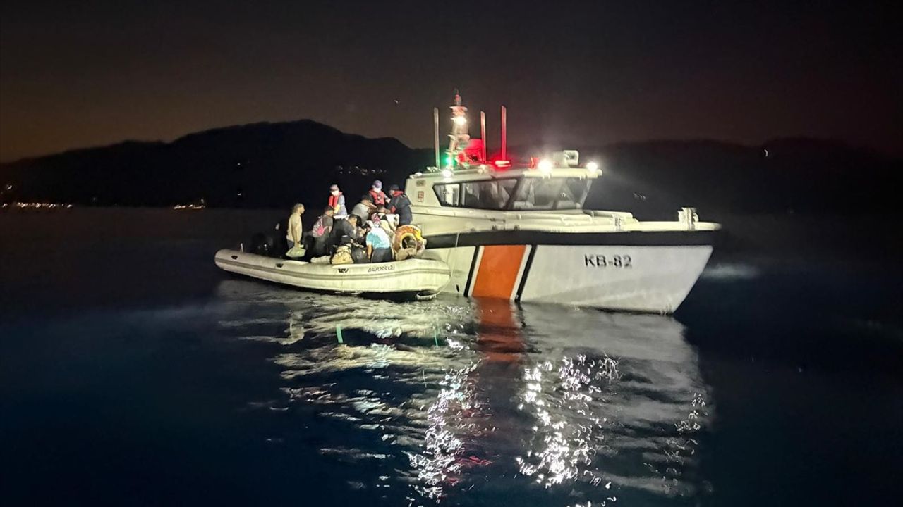 Fethiye Açıklarında 33 Düzensiz Göçmen Yakalandı
