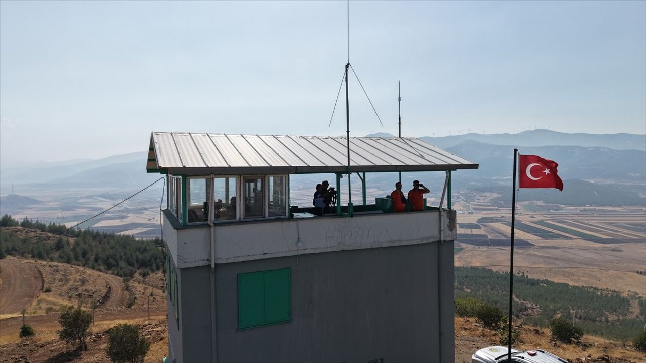 Gaziantep'te Orman Bekçileri Yangın Nöbetinde