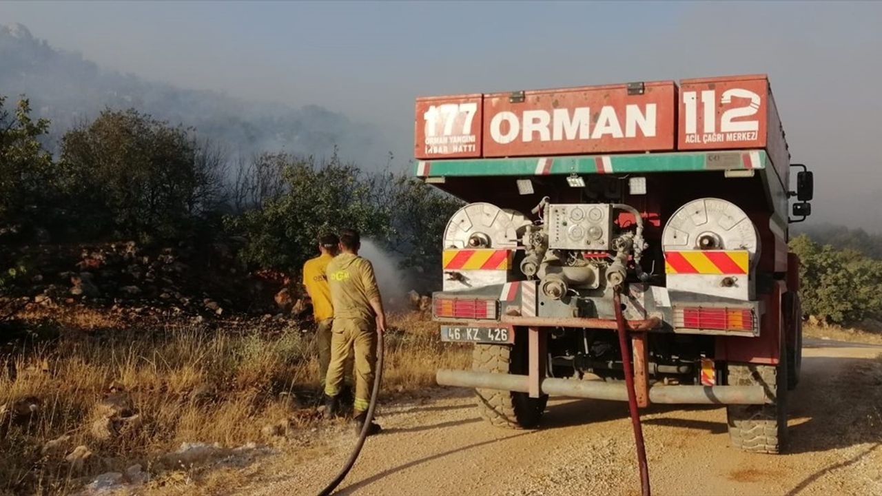 Gaziantep'te Orman Yangınına Hızla Müdahele Başladı