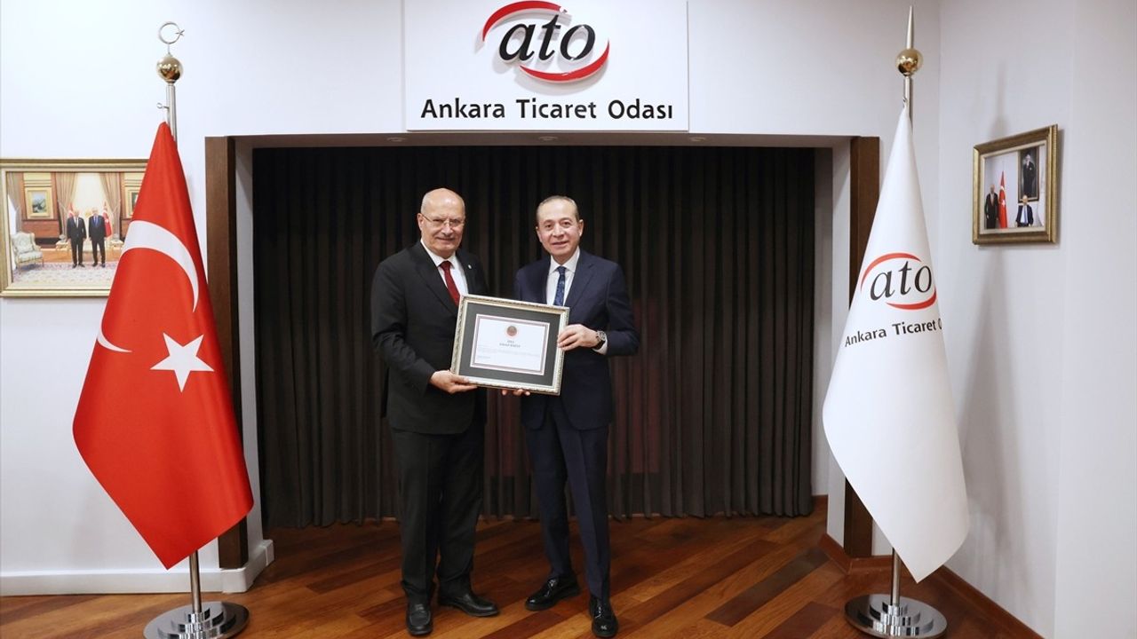 Gençlerbirliği Başkanı Sungur, ATO Başkanı Baran'ı Ziyaret Etti