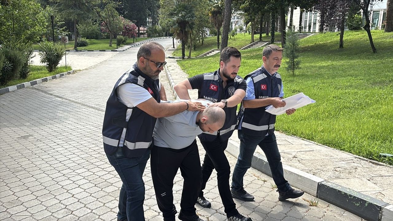 Gürcistan'da Yakalanan Cinayet Şüphelisi T.Ö, Samsun'a Getirildi