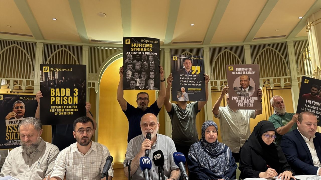 İstanbul'da Mısır Cezaevleri İçin basın toplantısı düzenlendi