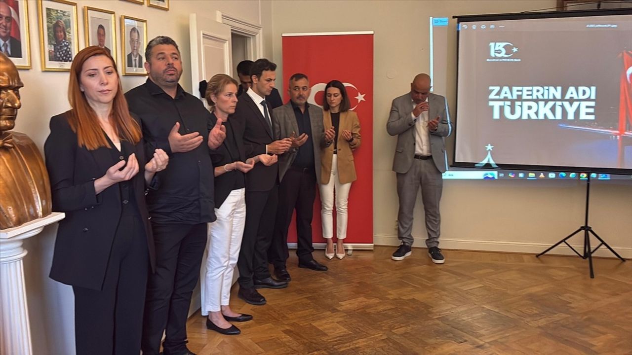 İsveç'te 15 Temmuz Demokrasi ve Milli Birlik Günü Anma Etkinliği