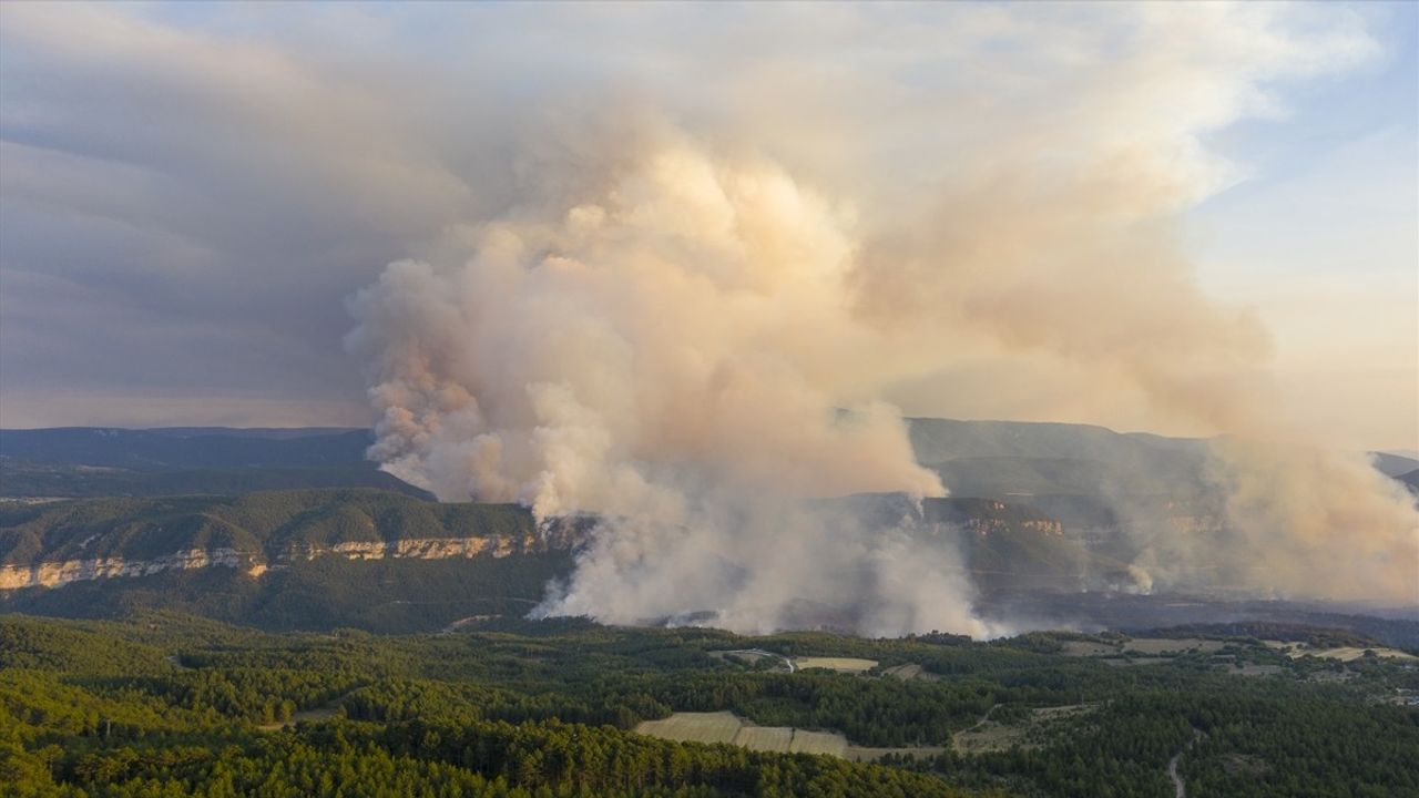 Karabük’te Orman Yangınına Hızlı Müdahale