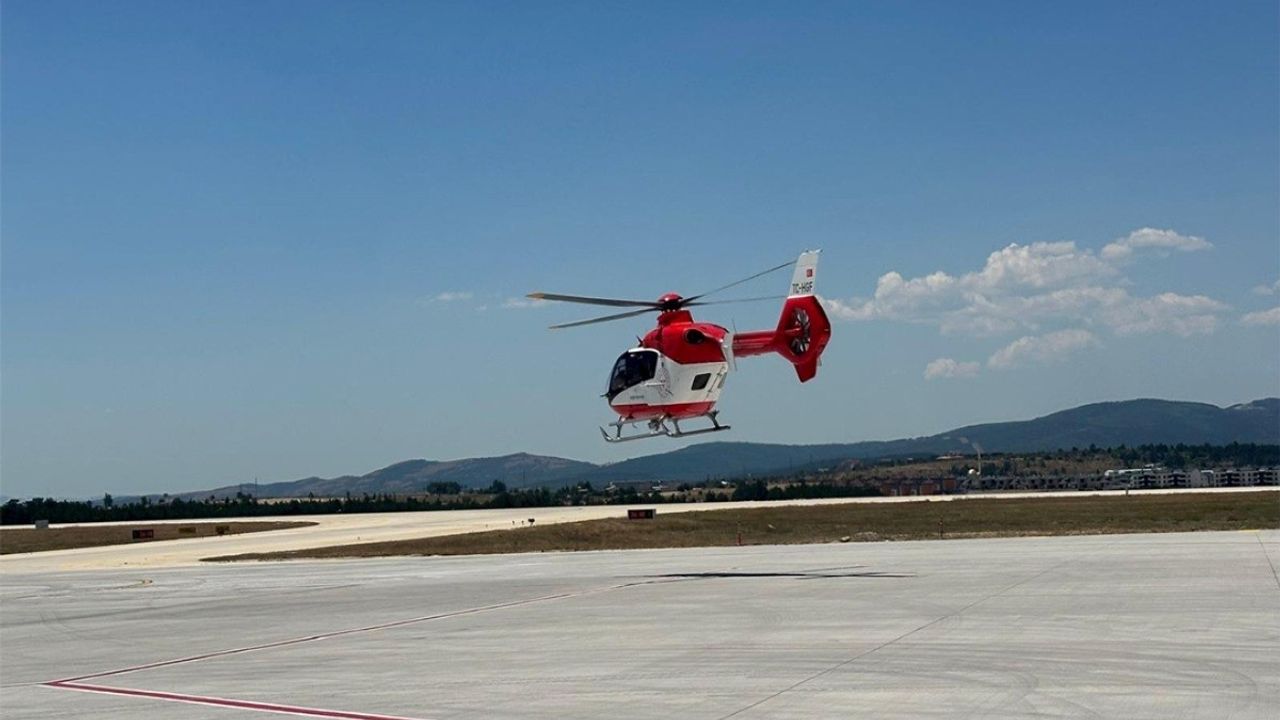 Kastamonu'da Trafik Kazası: Ambulans Helikopter Yaralıyı Ankara'ya Sevk Etti