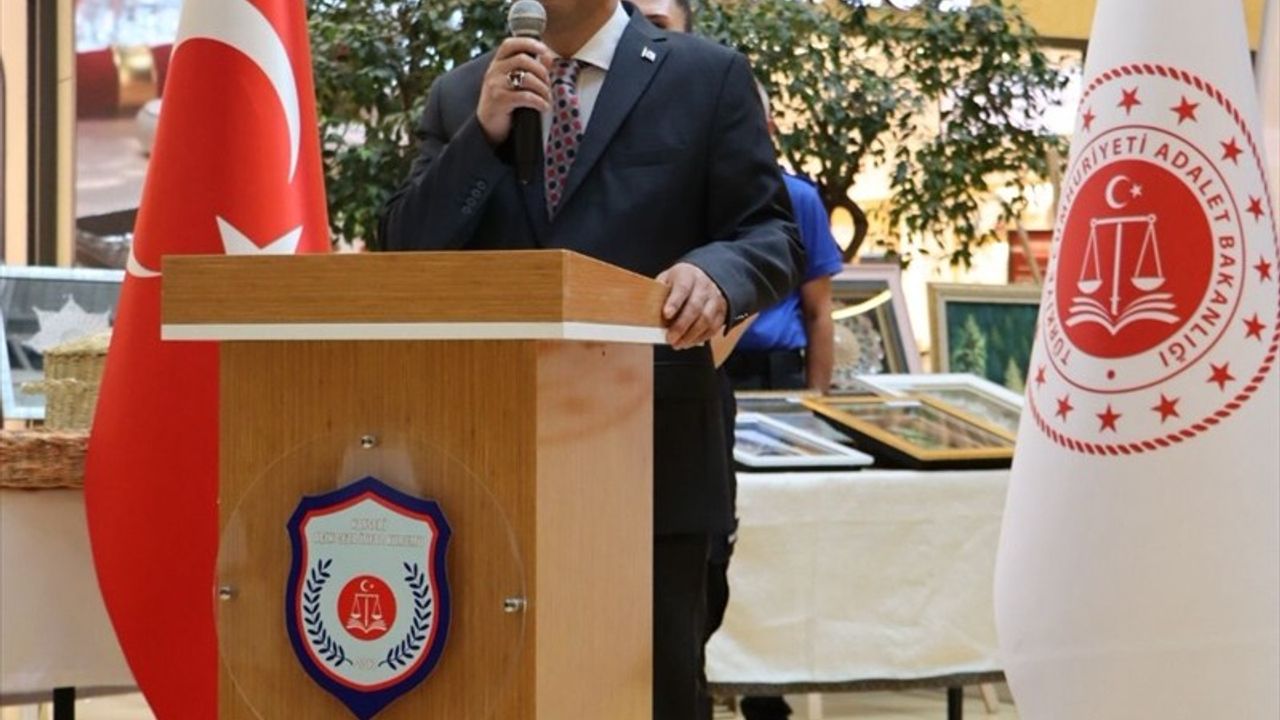 Kayseri'de Ceza İnfaz Kurumları Ürün ve El Sanatları Sergisi Açıldı