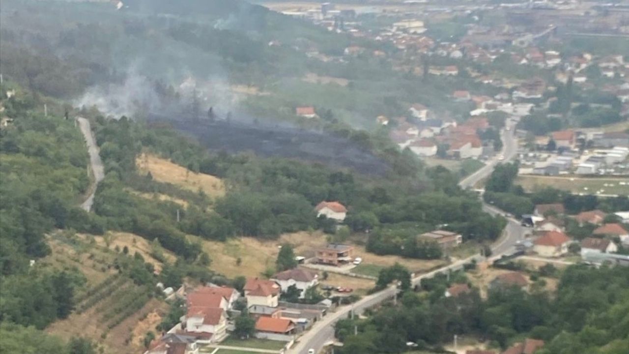 KFOR, Kosova'daki Orman Yangınlarını Söndürme Çalışmalarına Destek Sağlıyor