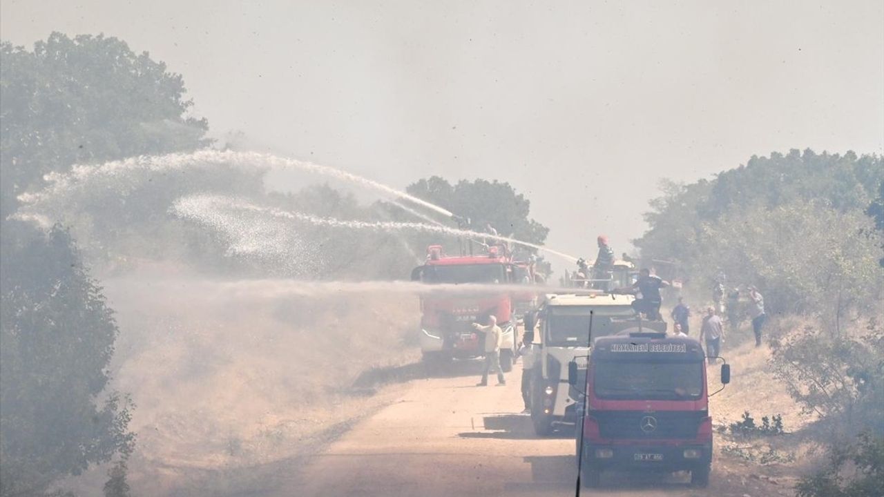 Kırklareli'nde Anız Yangını Kontrol Altına Alındı