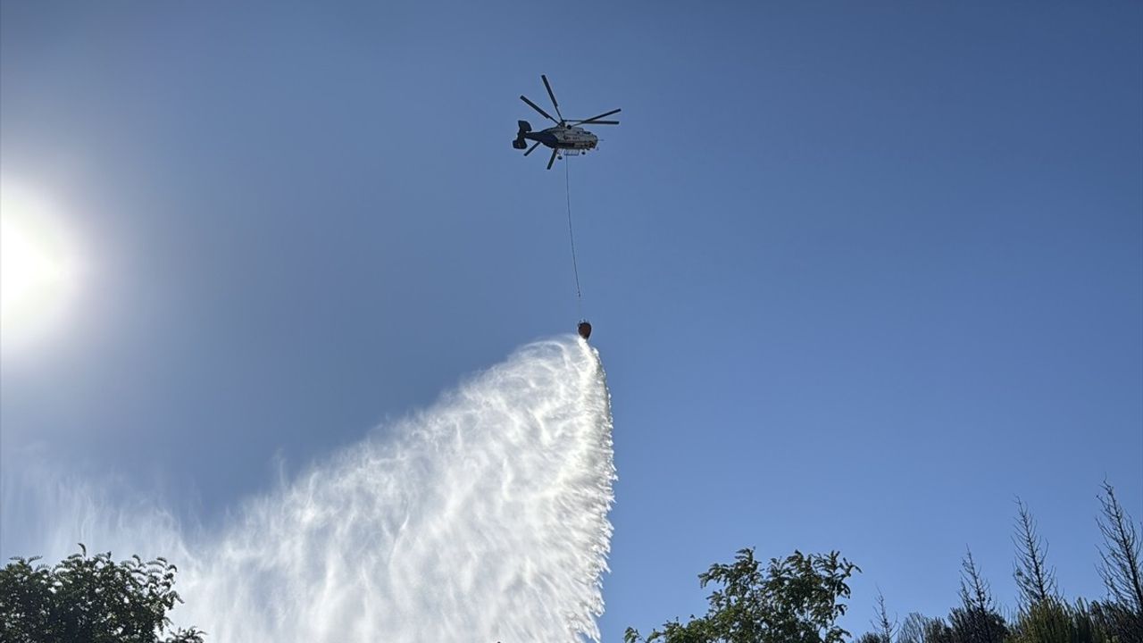Kocaeli'de Ağaçlık Alanda Yangın Kontrol Altına Alındı