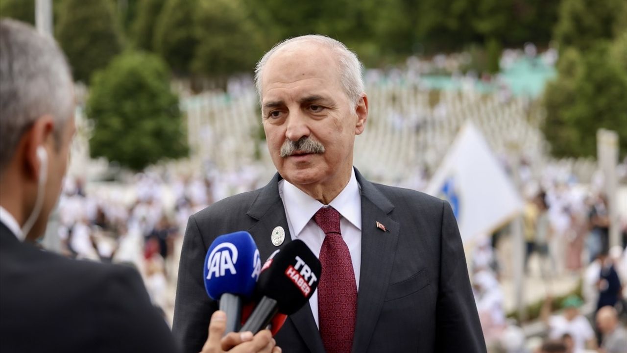 Kurtulmuş, Srebrenitsa'da Terörsüz Türkiye Vurgusu Yaptı
