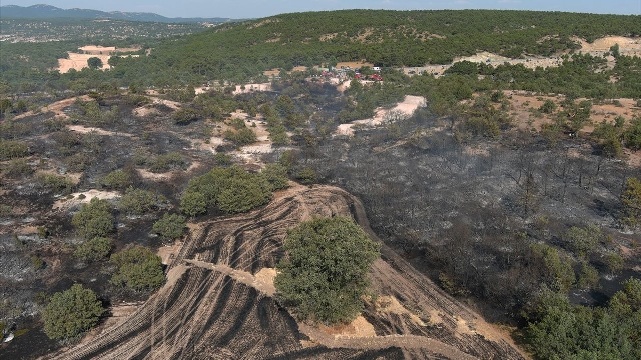 Kütahya'da Ormanlık Alanda Yangın Kontrol Altına Alındı