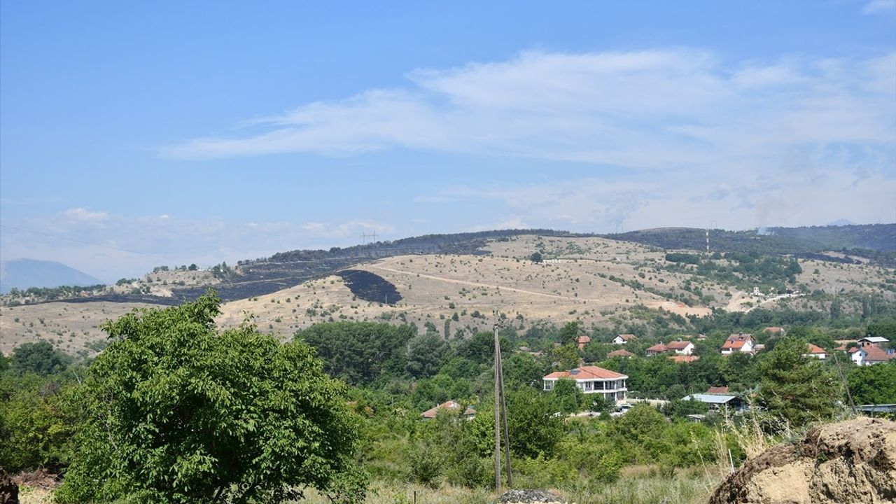 Kuzey Makedonya-Kosova Sınırındaki Yangınla Mücadele Devam Ediyor