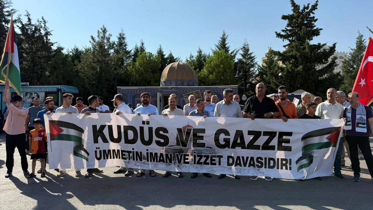 Mardin'de Gazze Saldırılarına Protesto: Filistin İçin Ses Verdiler