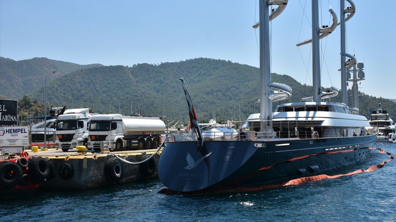 Marmaris'te Lüks 'Maltese Falcon' Yatına İlgi