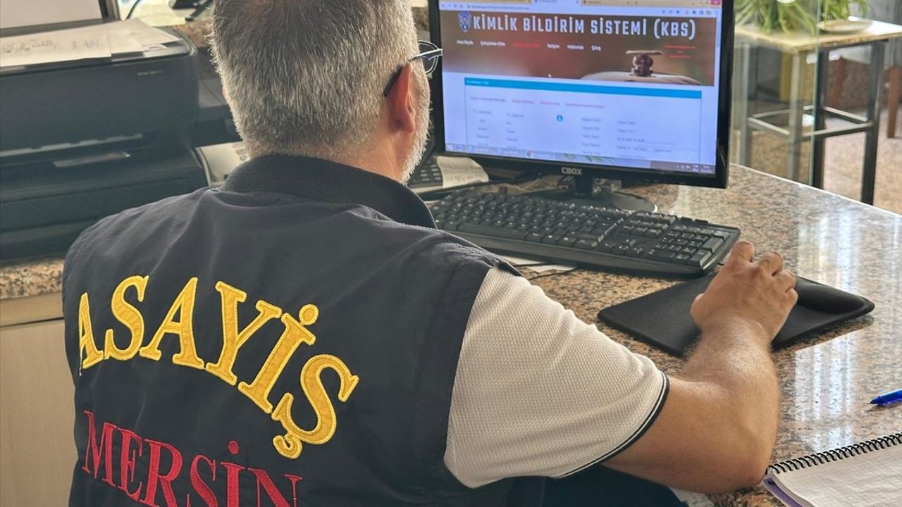 Mersin'de Günübirlik Konaklama Denetimi: 2450 Ev ve 160 Tesis Kontrol Edildi