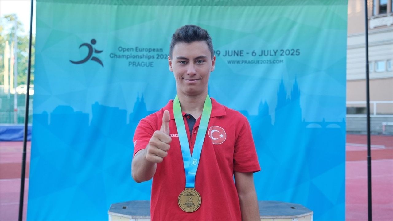 Milli Atlet Muhammed Eren Uysal, Avrupa Şampiyonası'nda Altın Madalya Kazandı