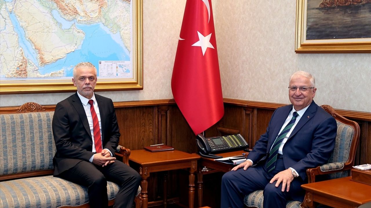 Milli Savunma Bakanı Güler, KKTC Büyükelçisi Korukoğlu'nu Kabul Etti