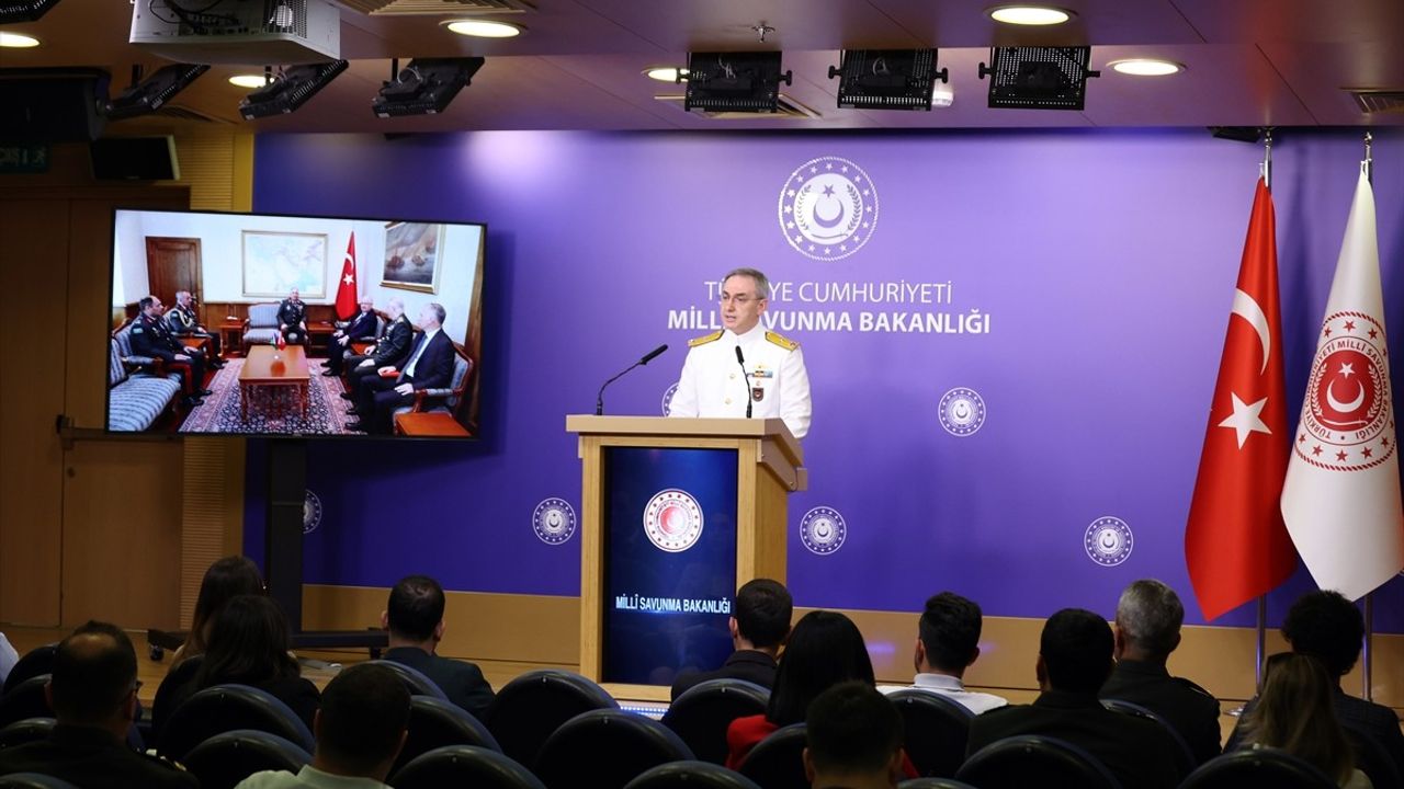 MSB Basın Toplantısında Operasyonlar ve Güvenlik Gelişmeleri Paylaşıldı