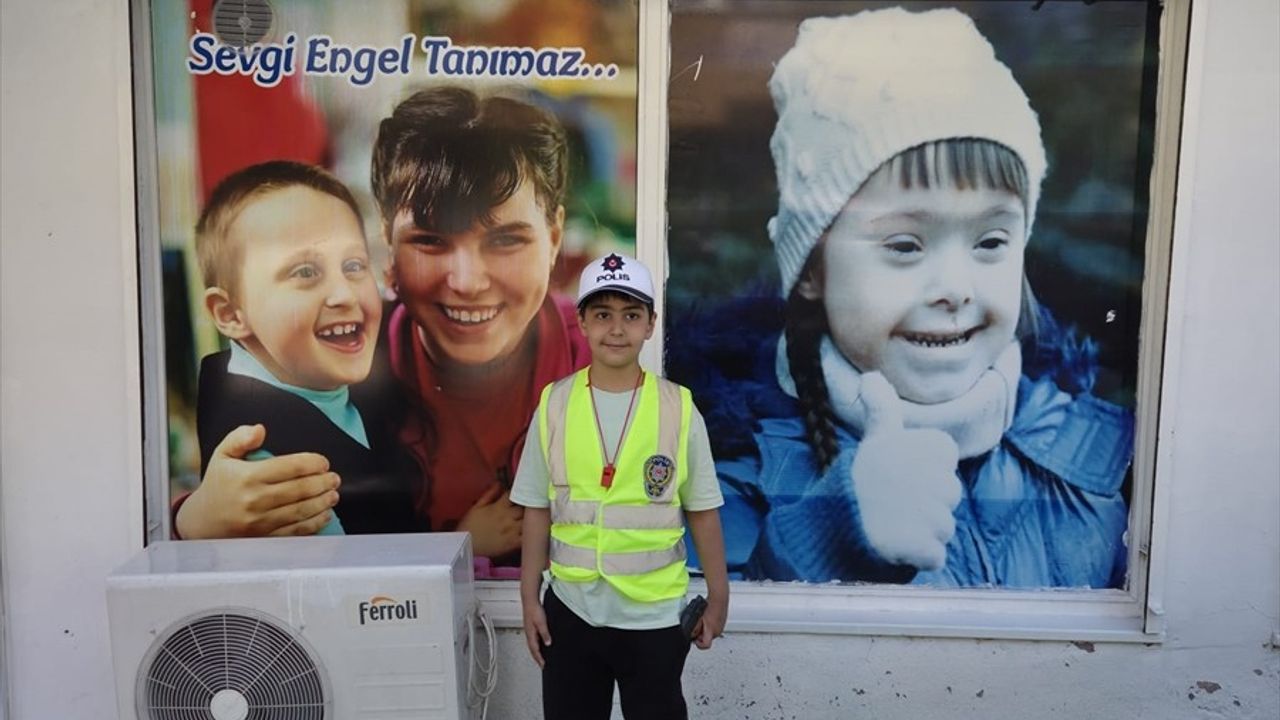 Özel Gereksinimli Yusuf Eymen Aşık'ın Polislik Hayali Gerçekleşti