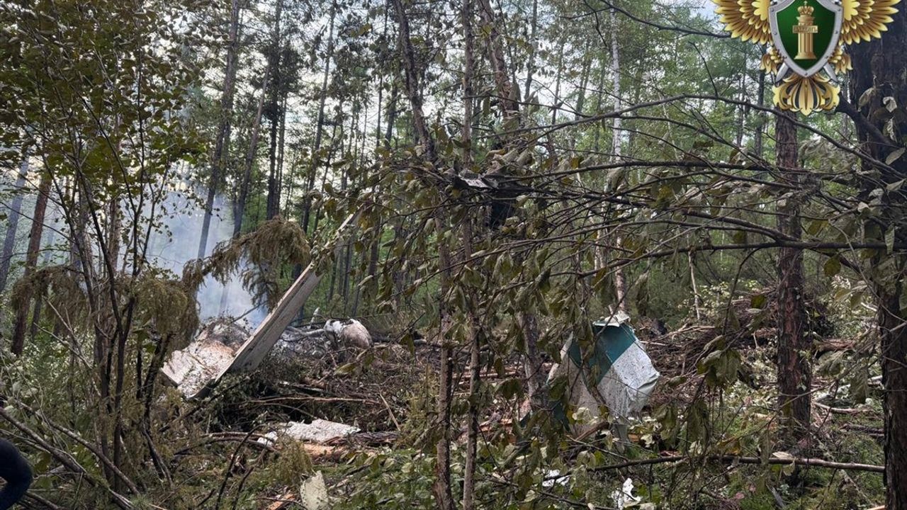 Rusya'nın Amur Bölgesinde An-24 Uçağının Enkazına Ulaşıldı