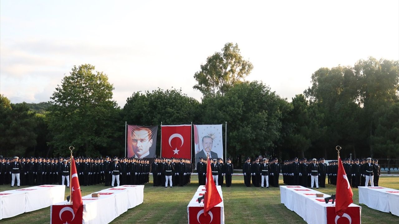Samsun'da 489 Polis Adayı Mezun Oldu