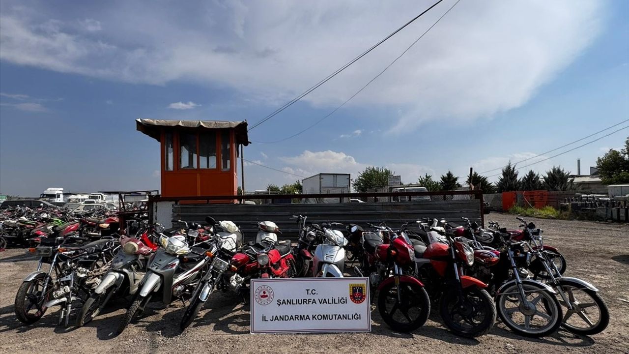 Şanlıurfa'da Motosiklet Hırsızlığı Operasyonunda 7 Kişi Yakalandı